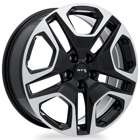 Alloy Wheel, Osaka 19x7.5 5x114.3 ET35 CB60.1 Satin Black Machined